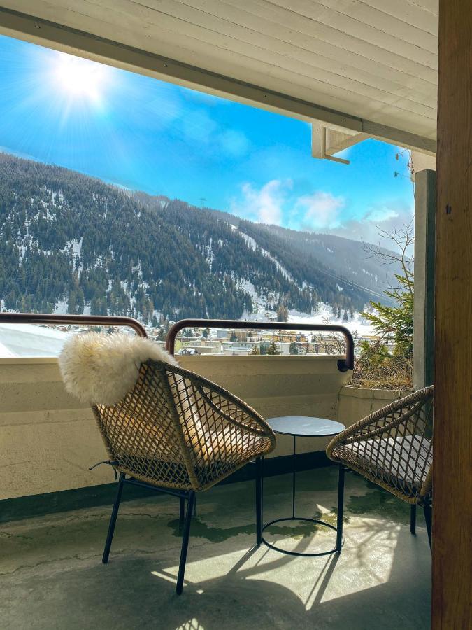 Wunderstay Alpine 403 Centric Studio Balcony/View Davos Exteriér fotografie